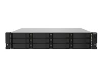 QNAP TS-1232PXU-RP - NAS-server - 12 brønner - kan monteres i rack - SATA 6Gb/s - RAID RAID 0, 1, 5, 6, 10, 50, JBOD, 60 - RAM 4 GB - Gigabit Ethernet / 2.5 Gigabit Ethernet / 10 Gigabit Ethernet - iSCSI støtte - 2U TS-1232PXU-RP-4G