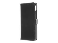 Insmat - Lommebok for mobiltelefon - lær, carton+paper+aluminum foil - svart - for Xiaomi MI 11 Lite 650-2964