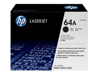 HP 64A - Svart - original - LaserJet - tonerpatron (CC364A) - for LaserJet P4014, P4015, P4515 CC364A