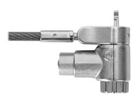 Targus DEFCON Ultimate - Sikkerhetskabellås - universalnøkkel, med justerbart låsehode - sølv - 2 m (en pakke 25) ASP95MKGLX-25