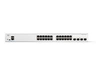Cisco Catalyst 1300-24T-4X - Switch - L3 - Styrt - 24 x 10/100/1000Base-T + 4 x 10 Gigabit SFP+ - rackmonterbar C1300-24T-4X