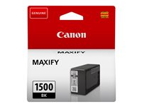 Canon PGI-1500 BK - 12.4 ml - svart - original - blekkbeholder - for MAXIFY MB2050, MB2150, MB2155, MB2350, MB2750, MB2755 9218B001