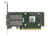 NVIDIA ConnectX-6 Dx EN - Crypto-frakoblet med Secure Boot - nettverksadapter - PCIe 4.0 x16 - 100 Gigabit QSFP56 x 2 900-9X6AG-0076-ST0