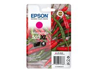 Epson 503XL - 6.4 ml - XL - magenta - original - blære med RF/lyd-alarm - blekkpatron - for Expression Home XP-5200, XP-5205; WorkForce WF-2960DWF, WF-2965DWF C13T09R34020