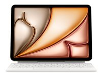 Apple Magic Keyboard - Tastatur og folioveske - med styrepute - Apple Smart connector - QWERTY - amerikansk engelsk - for Apple 10.9-inch iPad Air (4th generation, 5th generation); 11-inch iPad Air M2 Wi-Fi, M2 Wi-Fi + Cellular, M3 Wi-Fi, M3 Wi-Fi + Cellular MDFV4LB/A