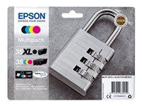 Epson 35XL Multipack - 4-pack - XL - svart, gul, cyan, magenta - original - blære med RF/lyd-alarm - blekkpatron - for WorkForce Pro WF-4720, WF-4720DWF, WF-4725DWF, WF-4730, WF-4730DTWF, WF-4740, WF-4740DTWF C13T35994020