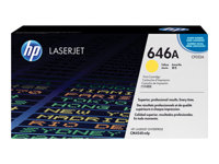 HP 646A - Gul - original - LaserJet - tonerpatron (CF032A) - for Color LaserJet Enterprise CM4540 MFP, CM4540f MFP, CM4540fskm MFP CF032A