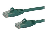 StarTech.com 1m CAT6 Ethernet Cable, 10 Gigabit Snagless RJ45 650MHz 100W PoE Patch Cord, CAT 6 10GbE UTP Network Cable w/Strain Relief, Green, Fluke Tested/Wiring is UL Certified/TIA - Category 6 - 24AWG (N6PATC1MGN) - Koblingskabel - RJ-45 (hann) til RJ-45 (hann) - 1 m - UTP - CAT 6 - uten hindringer - grønn N6PATC1MGN