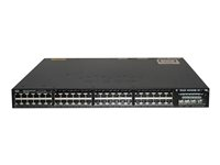 Cisco Catalyst 3650-48PD-S - Switch - L3 - Styrt - 48 x 10/100/1000 (PoE+) + 2 x 10 Gigabit SFP+ - stasjonær, rackmonterbar - PoE+ (390 W) WS-C3650-48PD-S
