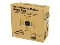 Multibrackets M Universal Cable Sock Roll 20 mm x 50 m - Kabelordner - sølv 7350022732445