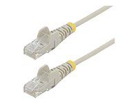 StarTech.com 1.5m Slim LSZH CAT6 Ethernet Cable, 10 Gigabit Snagless RJ45 100W PoE Patch Cord, CAT 6 10GbE UTP Network Cable w/Strain Relief, Grey, ETL, Low Smoke Zero Halogen - Category 6 - 28AWG (N6PAT150CMGRS) - Koblingskabel - RJ-45 (hann) til RJ-45 (hann) - 1.5 m - CAT 6 - uten hindringer - grå N6PAT150CMGRS