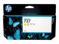 HP 727 - 130 ml - gul - original - DesignJet - blekkpatron - for DesignJet T1500, T1530, T2500, T2530, T920, T930 B3P21A