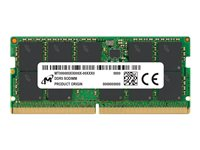 Micron - DDR5 - modul - 32 GB - SO DIMM 262-pin - 4800 MHz / PC5-38400 - CL40 - 1.1 V - ikke-bufret - ECC MTC20C2085S1TC48BR