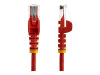 StarTech.com 3m Red Cat5e / Cat 5 Snagless Patch Cable - Koblingskabel - RJ-45 (hann) til RJ-45 (hann) - 3 m - UTP - CAT 5e - formstøpt, uten hindringer - rød 45PAT3MRD
