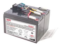 APC Replacement Battery Cartridge #48 - UPS-batteri - 1 x batteri - blysyre - for P/N: SMT750, SMT750C, SMT750I, SMT750TW, SMT750US, SUA750ICH, SUA750ICH-45, SUA750-TW RBC48