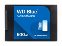 WD Blue SA510 WDS500G3B0A - SSD - 500 GB - intern - 2.5" - SATA 6Gb/s - blå WDS500G3B0A
