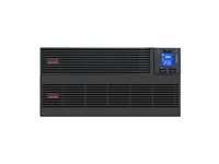 APC Easy UPS SRV SRV10KRIL - UPS (kan monteres i rack) - AC 220-240 V - 10000 watt - 10000 VA - enkeltfase - USB, RS-232 - utgangskontakter: 1 - 2U SRV10KRIL