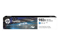 HP 982X - 116 ml - Høy ytelse - cyan - original - PageWide - blekkpatron - for PageWide Enterprise Color Flow MFP 785; PageWide Managed Color E75160, MFP P779 T0B27A