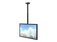 HI-ND Ceiling Casing 49" - Monteringssett (hylster) - landskap - for digitalsignerings-LCD-panel - metall - svart, RAL 9005 - skjermstørrelse: 49" - takmonterbar - for LG 49UH CC4900-0101-02
