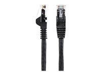 StarTech.com 5m LSZH CAT6 Ethernet Cable, 10 Gigabit Snagless RJ45 100W PoE Network Patch Cord with Strain Relief, CAT 6 10GbE UTP, Black, Individually Tested/ETL, Low Smoke Zero Halogen - Category 6 - 24AWG (N6LPATCH5MBK) - Koblingskabel - RJ-45 (hann) til RJ-45 (hann) - 5 m - 6 mm - UTP - CAT 6 - uten hindringer - svart N6LPATCH5MBK