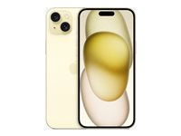 Apple iPhone 15 Plus - 5G smartphone - dobbelt-SIM / Internminne 512 GB - OLED-display - 6.7" - 2796 x 1290 pixels - 2x bakkameraer 48 MP, 12 MP - front camera 12 MP - gul MU1M3QN/A