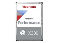 Toshiba X300 Performance - Harddisk - 6 TB - intern - 3.5" - SATA 6Gb/s - 7200 rpm - buffer: 256 MB HDWR460UZSVA