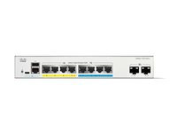 Cisco Catalyst 1300-8MGP-2X - Switch - L3 - Styrt - 8 x 10 Gigabit Ethernet + 2 x 10 Gigabit SFP+ - rackmonterbar - PoE+ (120 W) C1300-8MGP-2X