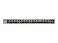 Cisco Catalyst 2960L-SM-48PS - Switch - L3 - smart - 48 x 10/100/1000 (PoE+) + 4 x 1 Gigabit Ethernet SFP+ - rackmonterbar - PoE+ (370 W) WS-C2960L-SM-48PS