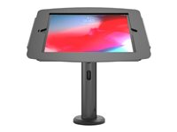 Compulocks iPad Pro 11" (1-4th Gen) Space Enclosure Tilting Stand 4" - Stativ - for nettbrett - låsbar - høyverdig aluminium - svart - skrivebord, overflatemonterbar - for Apple 11-inch iPad Pro (1. generasjon, 2. generasjon, 3. generasjon, 4. generasjon) TCDP04211SENB