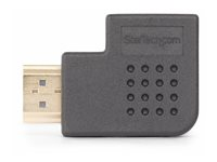 StarTech.com Right Angle HDMI 2.0 Adapter, 90-Degree HDMI Port Saver, M/F - High Speed - HDMI-adapter - HDMI hann til HDMI hunn høyrevinklet - svart - 4K 60Hz støtte, toretnings, passiv HDMI2HDMIMFRA