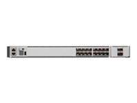 Cisco Catalyst 9500 - Network Advantage - switch - L3 - Styrt - 16 x 10 Gigabit Ethernet + 2 x 10 Gigabit SFP+ - rackmonterbar C9500-16X-A