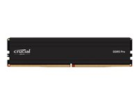 Crucial Pro - DDR5 - modul - 24 GB - DIMM 288-pin lav profil - 5600 MHz / PC5-44800 - CL46 - 1.1 V - ikke-bufret - on-die ECC - matt svart CP24G56C46U5