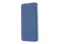 Insmat Exclusive - Lommebok for mobiltelefon - polyuretan, termoplast-polyuretan (TPU), kartong+papir+aluminiumsfolie - elektrisk blå - for Samsung Galaxy A14 650-3156