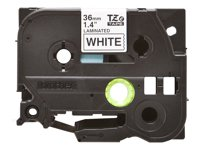 Brother TZe-261 - Selv-adhesiv - svart på hvitt - Rull (3,6 cm x 8 m) 1 kassett(er) laminert teip - for Brother PT-P950; P-Touch PT-3600, 550, 9200, 9600, 9700, 9800, D800, E800, P900, P950 TZE261