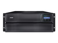 APC Smart-UPS X 3000 Rack/Tower LCD - UPS (rackmonterbar/ekstern) - AC 230 V - 2700 watt - 3000 VA - Ethernet 10/100, RS-232, USB - utgangskontakter: 10 - 4U - svart - med APC UPS Network Management Card AP9631 - for P/N: AR4024SP, AR4024SPX429, AR4024SPX431, AR4024SPX432, NBWL0356A, SMX3000HVTUS SMX3000HVNC