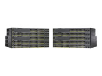 Cisco Catalyst 2960XR-48LPS-I - Switch - L3 - Styrt - 48 x 10/100/1000 (PoE+) + 4 x Gigabit SFP - stasjonær, rackmonterbar - PoE+ (370 W) WS-C2960XR-48LPS-I