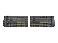Cisco Catalyst 2960XR-48TS-I - Switch - L3 - Styrt - 48 x 10/100/1000 + 4 x SFP - stasjonær, rackmonterbar - oppusset WS-C2960XR48TSI-RF