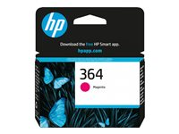 HP 364 - Magenta - original - blekkpatron - for Deskjet 35XX; Photosmart 55XX, 55XX B111, 65XX, 7510 C311, 7520, Wireless B110 CB319EE#ABB