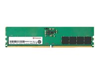 Transcend JetRAM - DDR5 - modul - 16 GB - DIMM 288-pin - 5600 MHz / PC5-44800 - CL46 - 1.1 V - ikke-bufret - on-die ECC JM5600ALE-16G