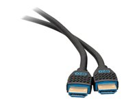 C2G 15ft 4K HDMI Cable with Ethernet - Premium Certified - High Speed 60Hz - HDMI-kabel med Ethernet - HDMI hann til HDMI hann - 4.57 m - skjermet - svart - 4K-støtte 50186