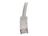 C2G Cat5e Booted Shielded (STP) Network Patch Cable - Koblingskabel - RJ-45 (hann) til RJ-45 (hann) - 4 m - STP - CAT 5e - formstøpt - grå 83753