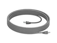 Logitech Cat5e Kit - Koblingskabel - RJ-45 (hann) til RJ-45 (hann) - 7 m - SF/UTP - CAT 5e - grafitt 952-000073