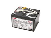 APC Replacement Battery Cartridge #109 - UPS-batteri - 1 x batteri - blysyre - koksgrå - for P/N: BN1250LCD, BR1200G-JP, BR1200LCDI, BR1500LCD, BR1500LCDI, BX1300LCD, BX1500LCD APCRBC109