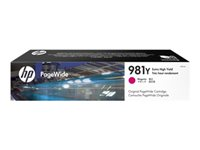 HP 981Y - 185 ml - Ekstra høy ytelse - magenta - original - PageWide - blekkpatron - for PageWide Enterprise Color MFP 586; PageWide Managed Color E55650 L0R14A