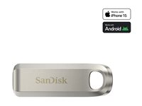 SanDisk Ultra Luxe - USB-flashstasjon - 128 GB - USB-C 3.2 Gen 1 SDCZ75-128G-G46