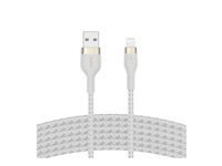 Belkin BoostCharge - Lightning-kabel - USB hann til Lightning hann - 3 m - hvit CAA010BT3MWH