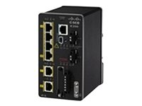 Cisco Industrial Ethernet 2000 Series - Switch - Styrt - 4 x 10/100 + 2 x Gigabit SFP - DIN-skinnemonterbar IE-2000-4TS-G-B