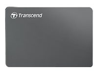 Transcend StoreJet 25C3 - Harddisk - 1 TB - ekstern (bærbar) - 2.5" - USB 3.0 - jerngrå TS1TSJ25C3N
