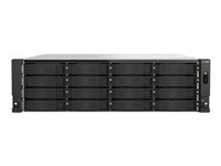 QNAP TS-H1677XU-RP - NAS-server - 16 brønner - kan monteres i rack - SATA 6Gb/s - RAID RAID 0, 1, 5, 6, 10, 50, JBOD, 60 - RAM 32 GB - Gigabit Ethernet / 2.5 Gigabit Ethernet / 5 Gigabit Ethernet / 10 Gigabit Ethernet - iSCSI støtte - 3U TS-H1677AXU-RP-R7-32G