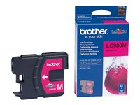 Brother LC980M - Magenta - original - blekkpatron - for Brother DCP-145, 163, 167, 193, 195, 197, 365, 373, 375, 377, MFC-250, 255, 290, 295, 297 LC980M